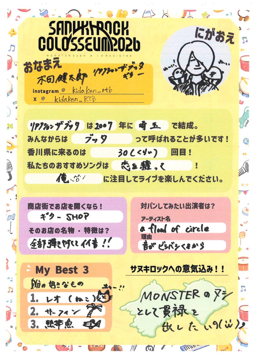 ◢◤新企画◢◤ アーティストのプロフィール帳を大公開