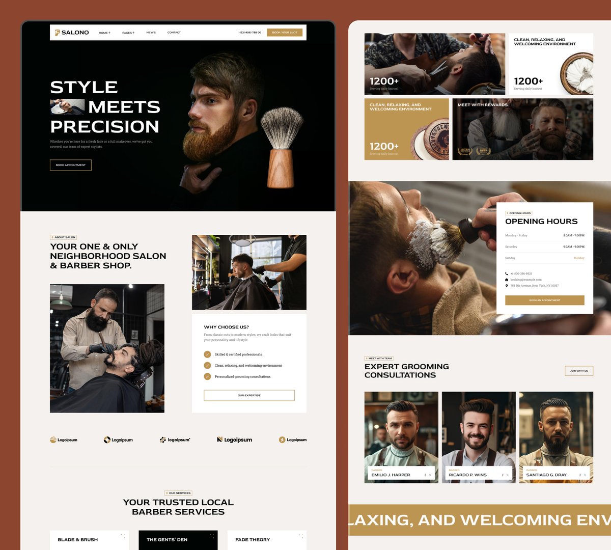 sk_nahid0011's tweet image. Salono — Men's Salon &amp;amp; Barber Template

☀ Watch live: framer.com/marketplace/te…

 🗍 Framer Store: framerdevs.com

#BarberLife #MensGrooming #BarberShop #Haircut #Salono