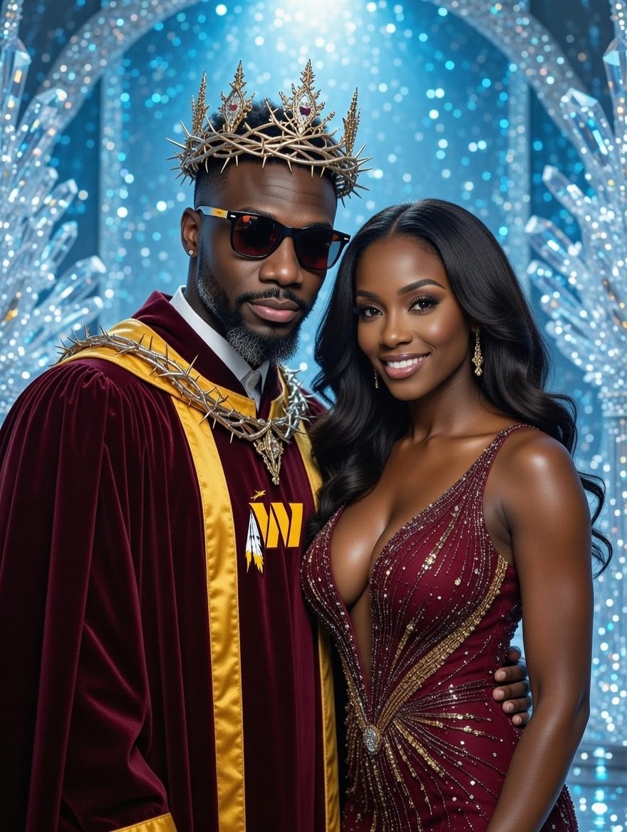 RegalTone's tweet image. Tone Tuah as the REGAL #WashingtonDC #commandersfootball #football #burgundyandgold #RaiseHail