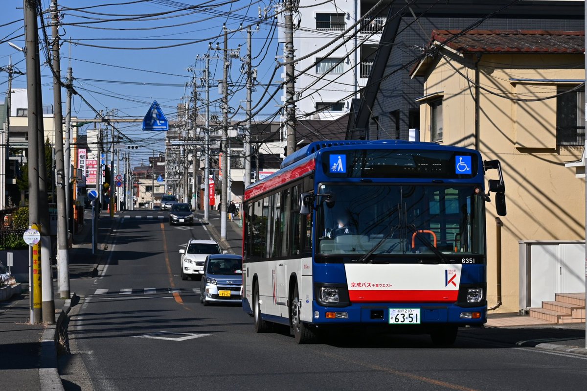 mkpsub's tweet photo. 京成バス千葉ウエスト 松戸東営業所
6351号車(2RG-LV290N4) https://t.co/slvPTABe1a