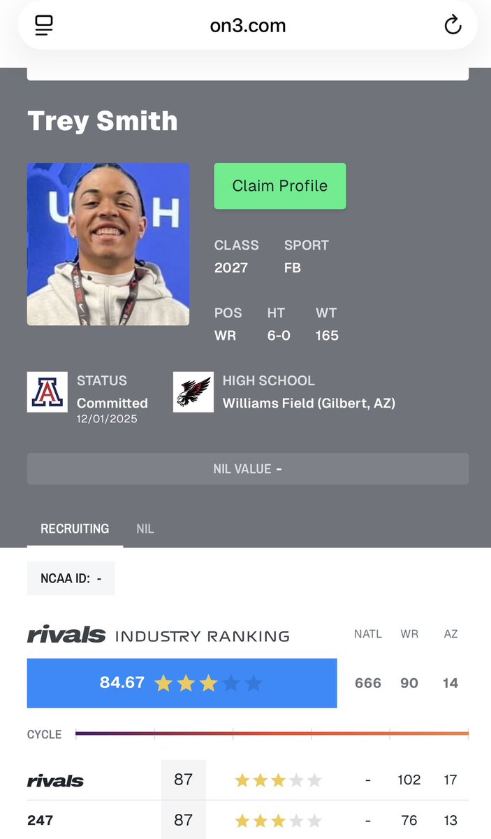 Trey Smith (Mark) 3⭐️ tweet media