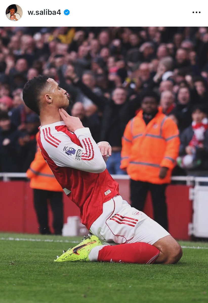 📲 William Saliba on Instagram: “Another step in the right direction.” ❤️