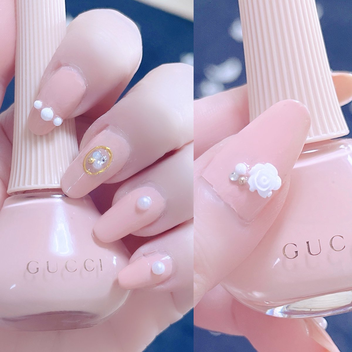 lala__c__'s tweet photo. 𝓝𝓮𝔀 𝓝𝓪𝓲𝓵𓈒⟡₊⋆∘˚⊹ 

セリアのシール可愛い🙂‍↕️🤍
#セルフネイル https://t.co/q5Wq3KqQyv