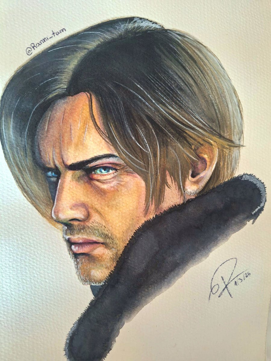 Ranni_ta's tweet photo. Leon Papasito Kennedy 😳😏 Arte en Acuarela 🫦🎨 de su servidora.
Para no tener conocimiento en Acuarela lo veo bastante bien 🫣.
Ustedes que opinan?
#ResidentEvilRequiem #LeonKennedy #Capcom #artwork https://t.co/Y3dQcFJDm1