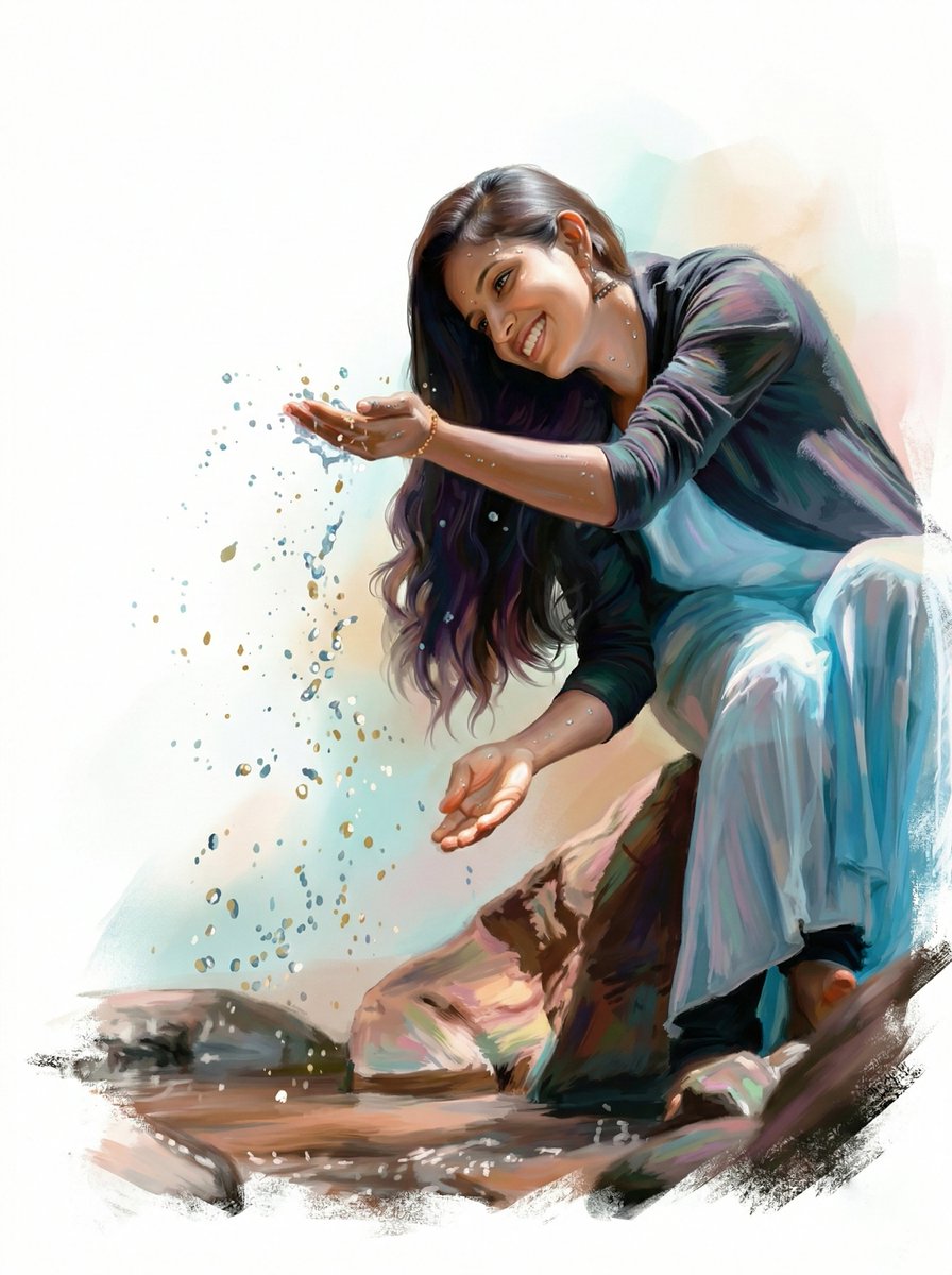 jeevaskj's tweet photo. My Sweet Wife &amp; Ammu 💙 Splash Moments Digital Painting 2026
#MySweetWife #Ammu #FamilyLove #WaterFun #DigitalPainting #2026Art #CoupleGoals #CuteMoments #FamilyArt #LoveInWater #DigitalArtist #ArtOfTheDay #TrendingArt #EmotionalArt #CouplePainting #SweetMemories #ViralArt https://t.co/JGHKnPmSl6