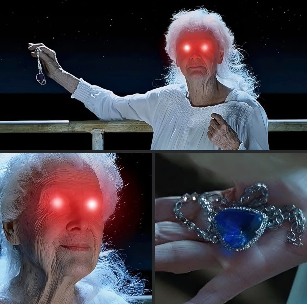 🚢💎 Madurar es entender que en 𝗧𝗜𝗧𝗔𝗡𝗜𝗖, Rose tiró por la borda un colgante de 250 millones de dólares…
Por un hombre sin empleo, al que conoció unos días y con el que se revolcó un par de veces.

Mientras tanto, su esposo trabajó toda la vida para darle lujos a ella y a