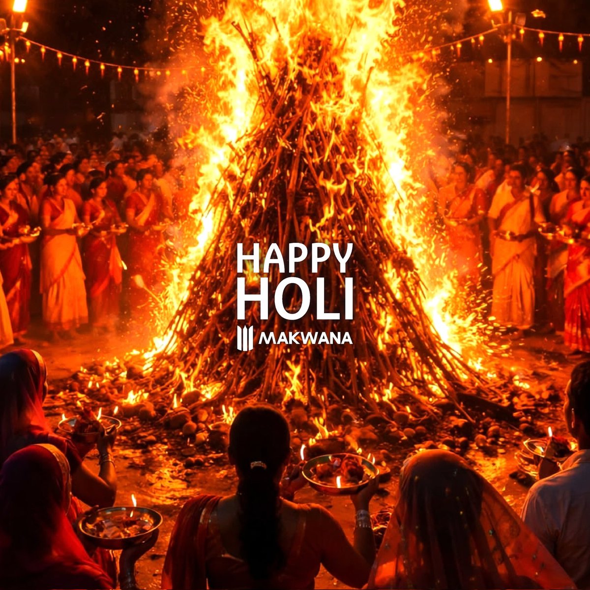 TheMakwanaGroup's tweet photo. May the fire of Holi purify your heart and color your life. May this Holika Dahan mark the end of all negativities and the beginning of success in your life.
Happy Holi!
~ MAKWANA https://t.co/lIN23CdC3f