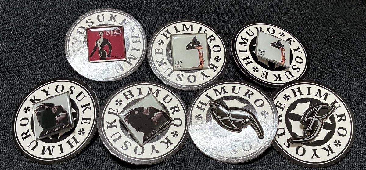 氷室京介 KYOSUKE HIMURO ピンズ カプセル vol.1 バッジ 交換 譲 shake