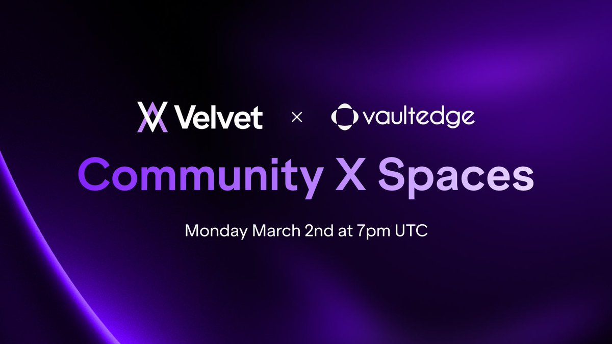 Velvet | Onchain Terminal tweet media