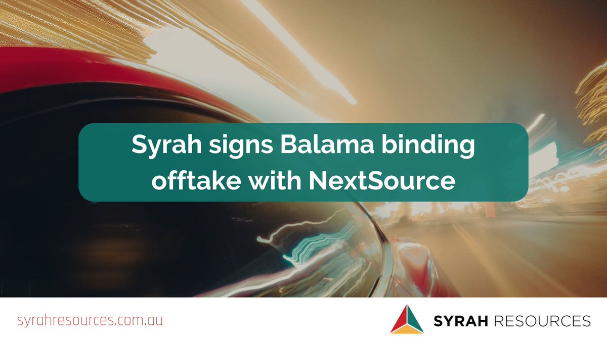 Syrah Resources tweet media