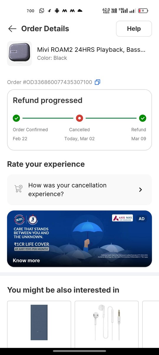 barath_s_'s tweet image. I waited 2 weeks for my Mivi speaker order. It showed shipped but never arrived. Flipkart cancelled it without proper reason.😔 Very bad experience with Flipkart. Please think twice before ordering
@Flipkart @flipkartsupport
#Flipkart #CustomerService #BadExperience