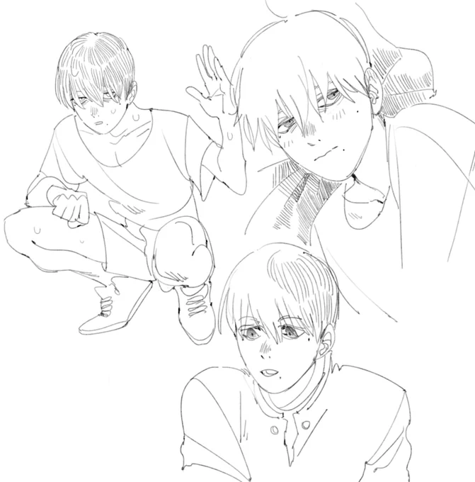some yoshiki sketches, on the house 