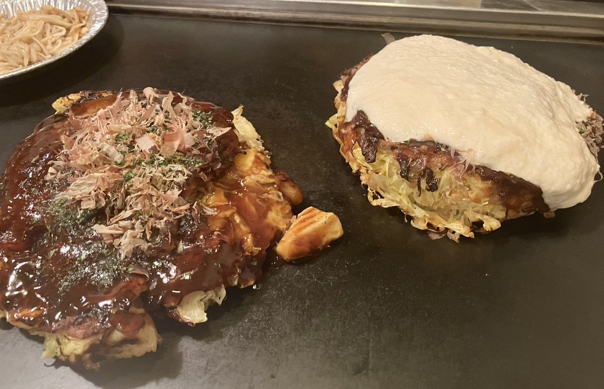 nonzo1103's tweet photo. 美女たちとのお好み焼き・もんじゃ会美味し楽しかった～🥰🥰 https://t.co/Vz7LGahGh0