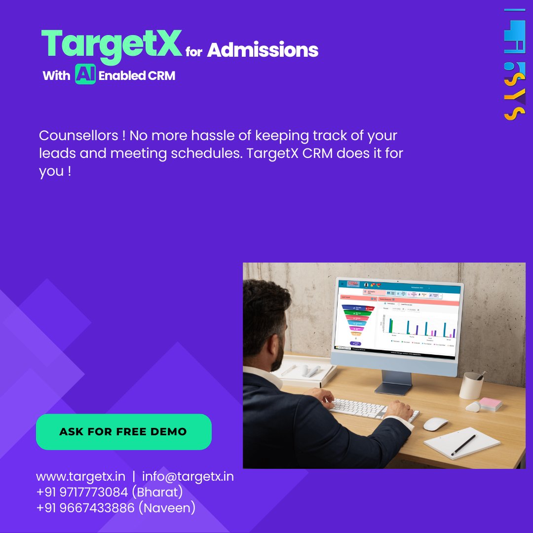 LibsysLtd's tweet photo. TargetX for Admissions with #AI Enabled CRM.  
#TargetX #AI #LIBSYS #EdTech #DigitalAdmissions #HigherEducation #CRM #AcademicAutomation #AdmissionAutomation #DigitalTransformation 

Schedule your demo https://t.co/p1BHUsbUlR 
For more product details https://t.co/5sXKq8SDC5 https://t.co/LbLwonV6C9