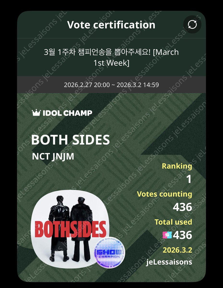 โหวตทีละนิดแล้วหมุนวงล้อ เพิ่มมาได้นิดนึง 🤍  #โหวตเพื่อเจโน่แจมิน