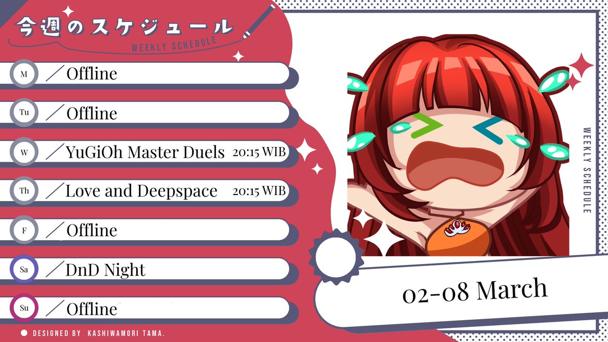 Jadwal 2 - 8 Maret~

𐀔 General: #MisakiYua #美咲ユア
𐀔 Fan: #Faelly
𐀔 Stream: #LiveSaki
𐀔 Fan Art: #YuArt
𐀔 NSFW Fan Art: #MisArt
𐀔 Meme: #YuMeme

Magical Residence:
discord.gg/ap6zRYgK7q

ODM VT Discord:
discord.gg/KgDN3gryAz