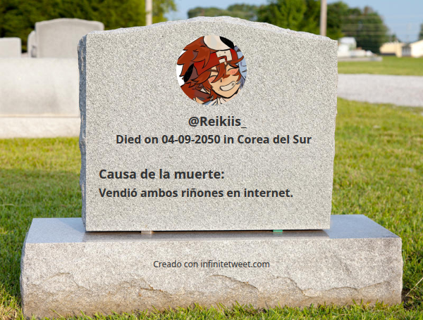 Así es como y cuándo moriré

⠀➡️ infinitetweet.me/dumb-ways-to-d…