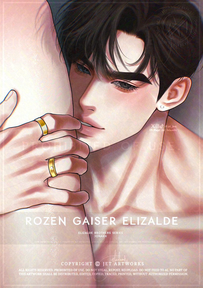“Nag-away lang tayo, ang sikip na ulit.”

HAPPY BIRTHDAY, ROZEN! Labyu! 😂🫶❤️

📖 Elizalde Brothers Series, Heartless | Jonaxx

Illustrated by yours truly; Jet Artworks 🖌️ 

#38thRozenElizalDay
#H3artle8sYearsWithROZEN
#jonaxx #jslartist #ElizaldeBrothersSeries