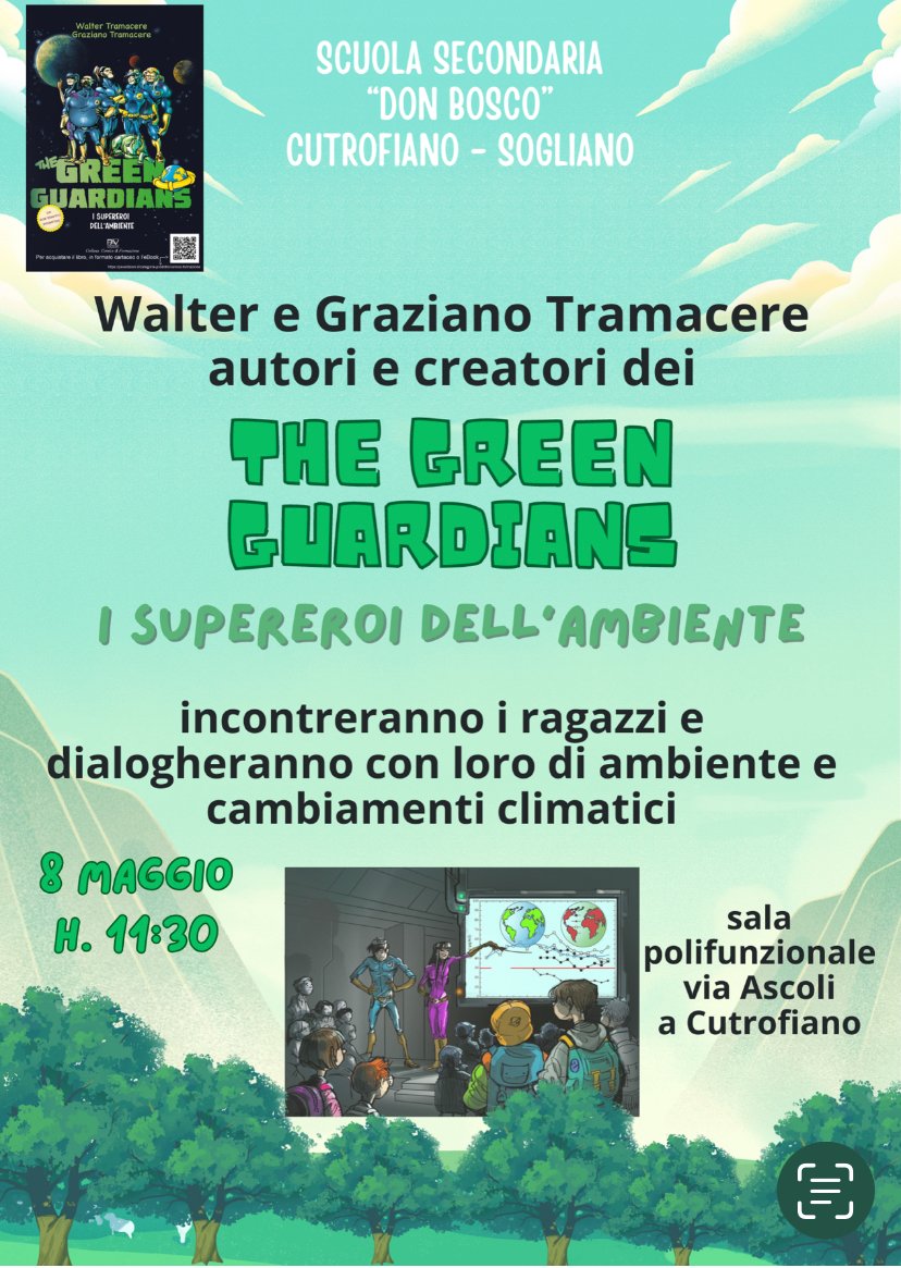 WTramacere's tweet photo. The Green Guardians visited Scuola Don Bosco to talk to students about the environment and climate change! 🌿 Inspiring the next generation of Earth's protectors! https://t.co/ZWR24HxmgJ