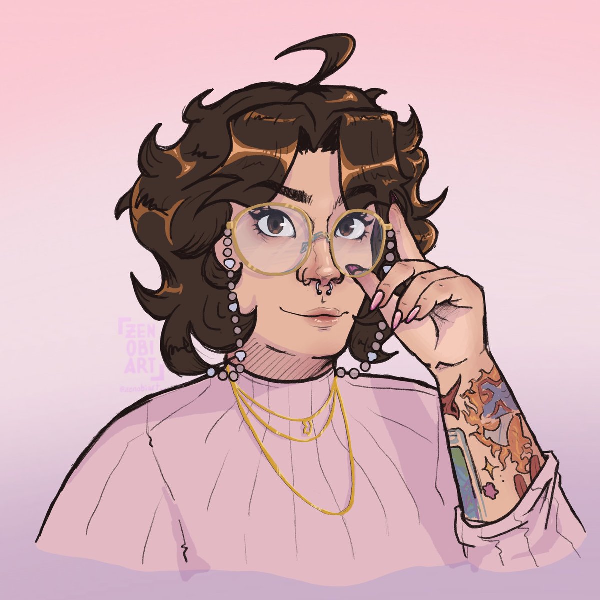 zenobiart_'s tweet photo. aint no way twitter did me that dirty w the quality tf… anyway heres an hq version of my new pfp ( ˘ω˘ ) https://t.co/M8SsgRwU6R