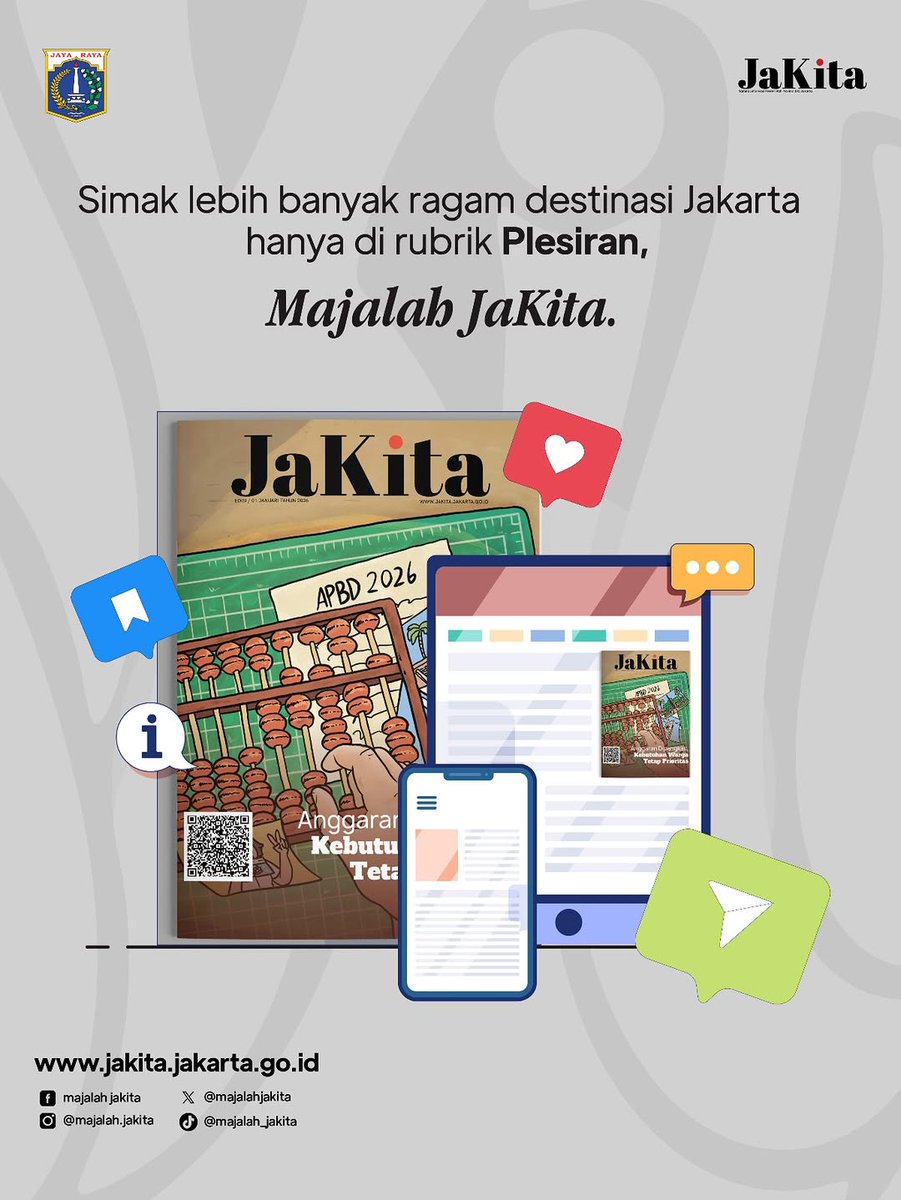 kotajaktim's tweet image. Di momen Ramadan, masjid-masjid ini kembali hidup dengan lantunan ayat suci dan kebersamaan umat.

Yuk, menapak jejak sejarah Islam lewat 5 Masjid Ikonik di Jakarta 🌙

Sumber: @majalah.jakita

#DKIJakarta
#majalahdigitalJaKita
#JaKita
#RamadanDiJakarta