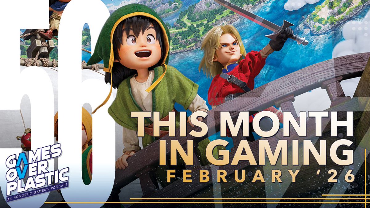 GameOverPlastic's tweet photo. Join us for a new episode format, a monthly break down of what we've been playing and more! What's on the docket for March?

Available wherever podcasts are found!

https://t.co/LnUjqAThmu https://t.co/dRaUqnGnEz