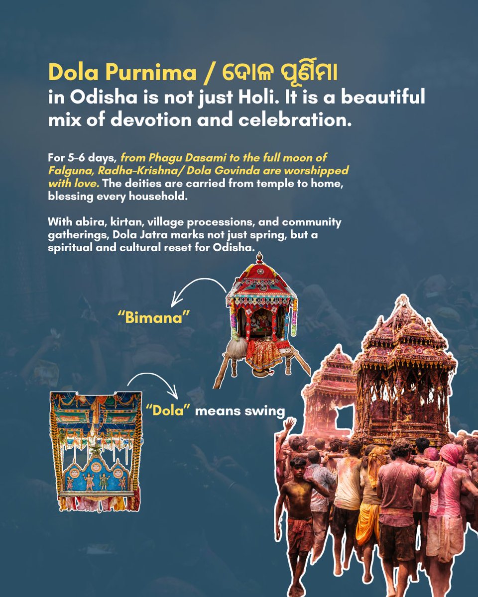 ipsitamahapatr3's tweet photo. Dola Jatra in Odisha.

#dolajatra #dolapurnima #odisha 
@odisha_tourism https://t.co/xX8DuNToD5