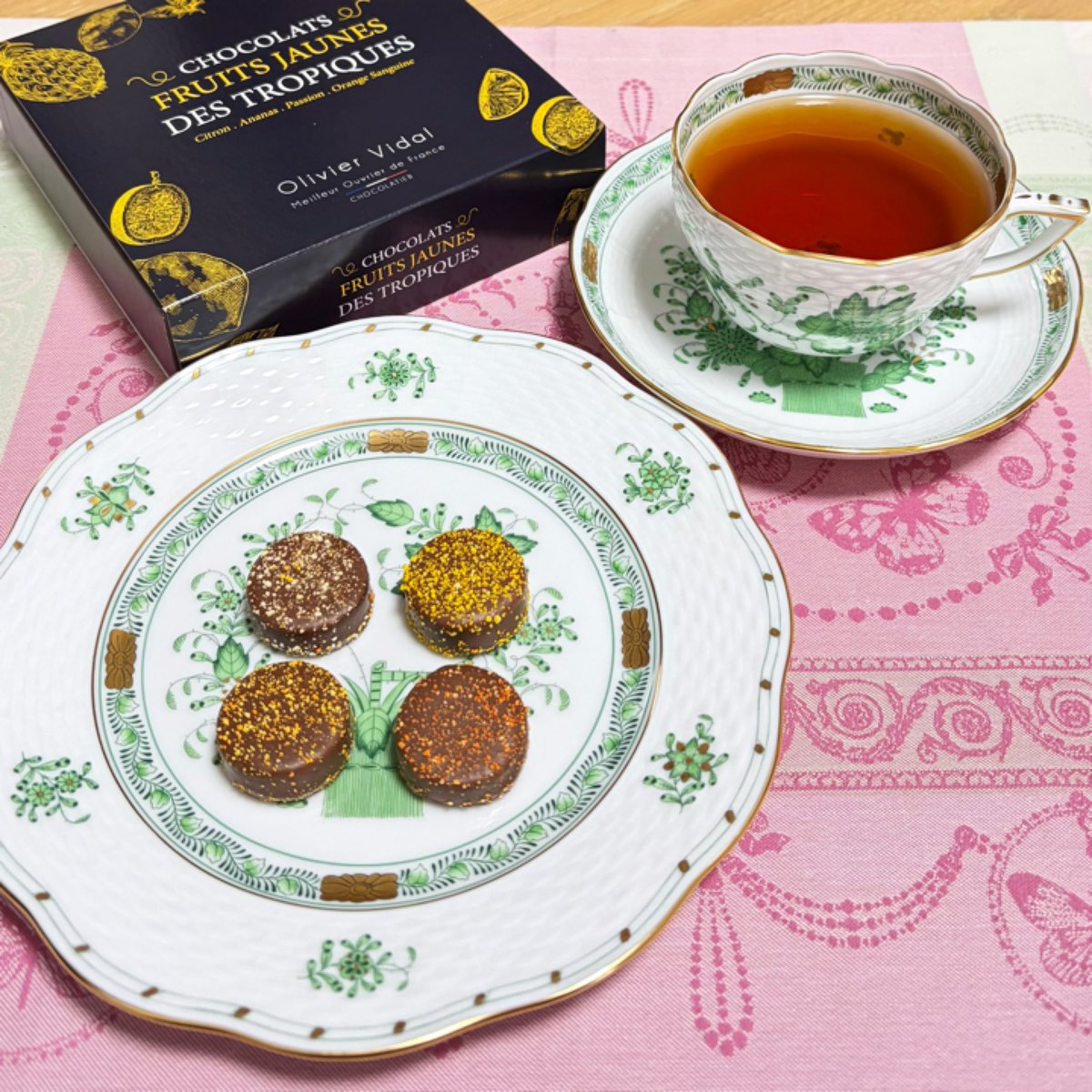 オリヴィエヴィダル コフレ フリュイ ジョーヌ デ トロピック レモン