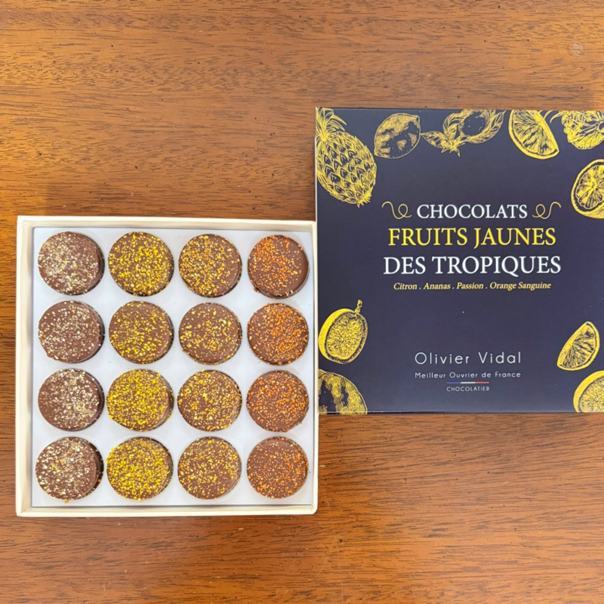 オリヴィエヴィダル コフレ フリュイ ジョーヌ デ トロピック レモン