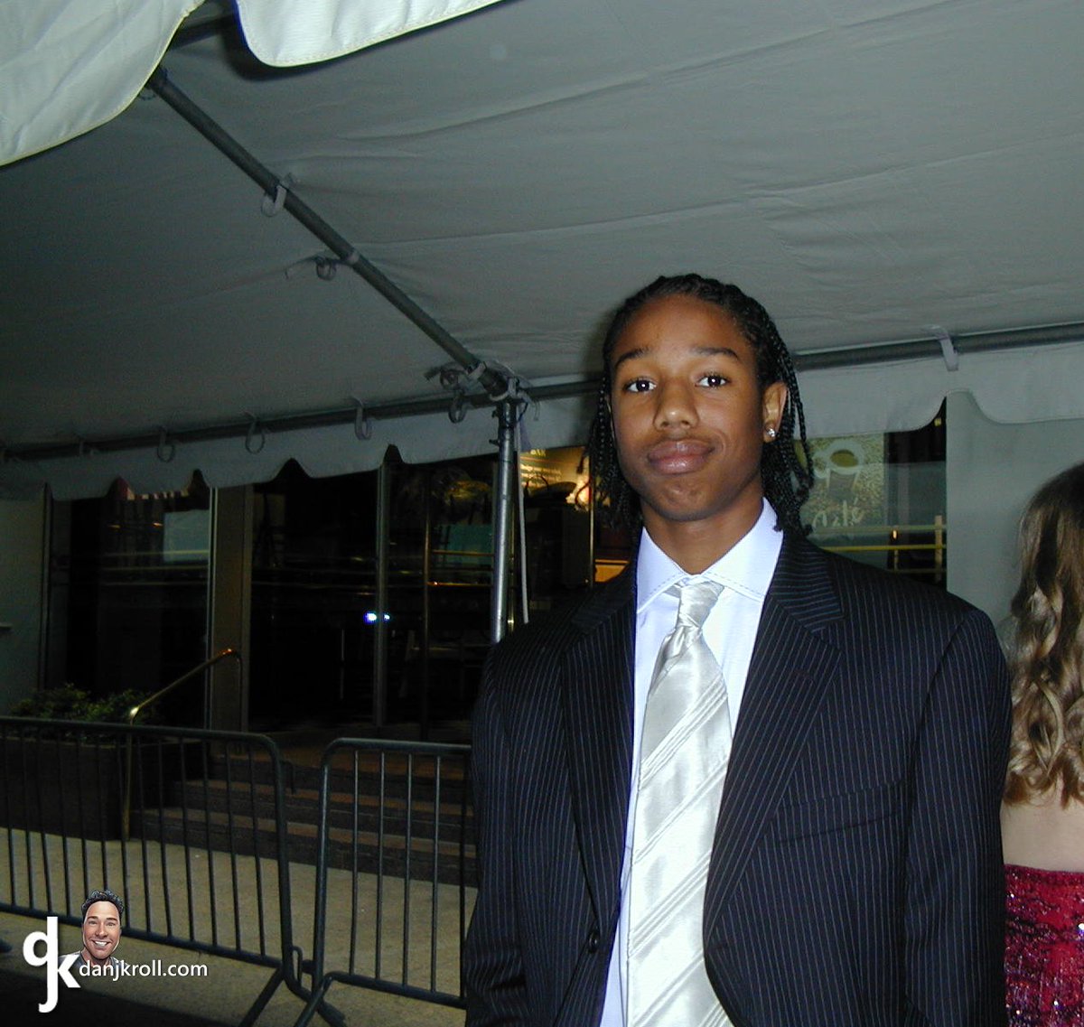 This a photo I took of Michael B Jordan back at the #DaytimeEmmys in 2003. It was his first red carpet and since he was new to daytime the "old guard" media wasn't interested in talking to him. I flagged him down and he came over to talk to me.