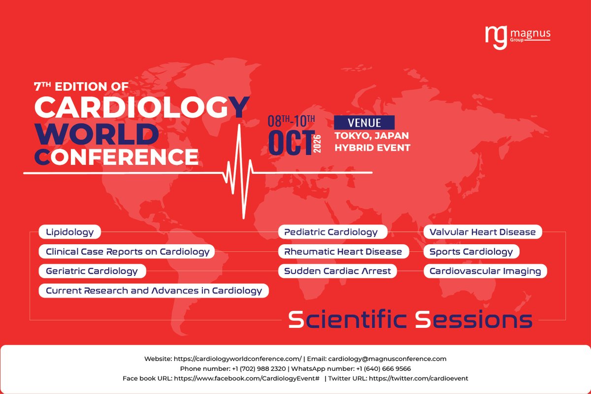 Cardiology World Conference tweet media