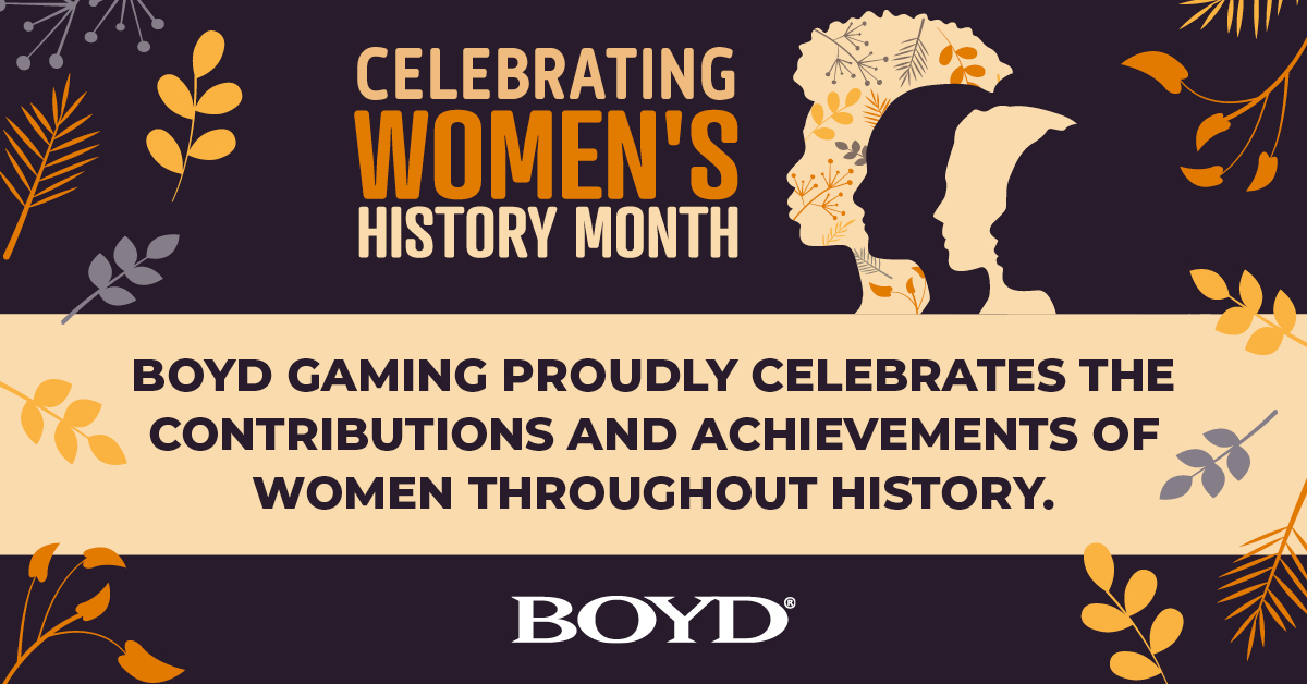 vacationshawaii's tweet photo. Boyd Gaming proudly celebrates the contributions and achievements of women throughout history. https://t.co/okiTpqeDv8