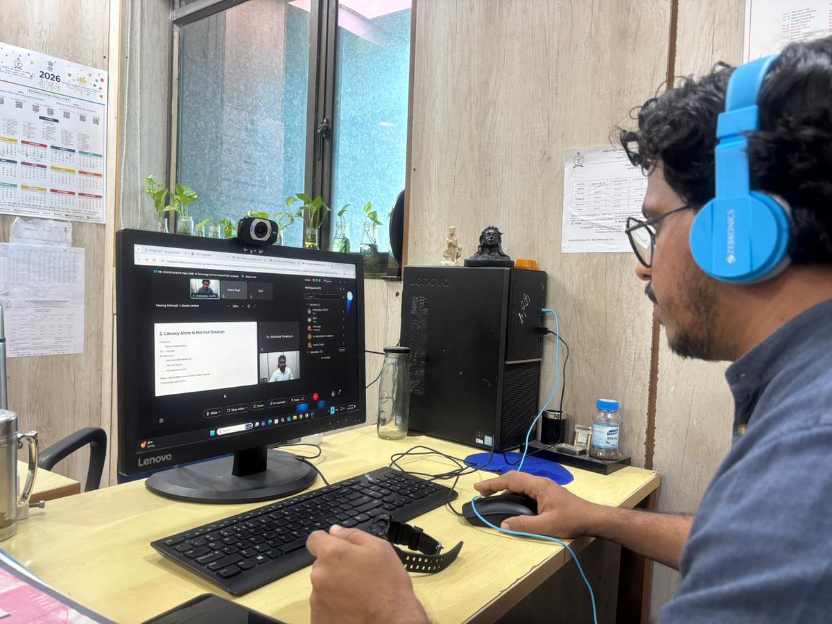 Indian Sign Language Research and Training Centre tweet media