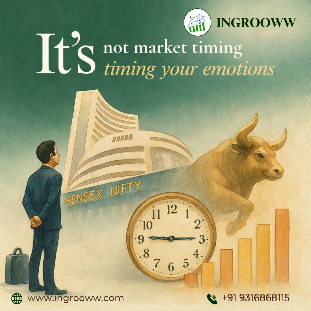 ingrooww's tweet photo. Mastering the market isn’t about predicting every move — it’s about controlling your emotions when it moves. 📈
Discipline beats timing. Always.
#StockMarket #InvestingMindset #MarketPsychology #TradingDiscipline #Nifty #Sensex #InvestSmart #Ingrooww #WealthBuilding https://t.co/IIvQ0Av9dL