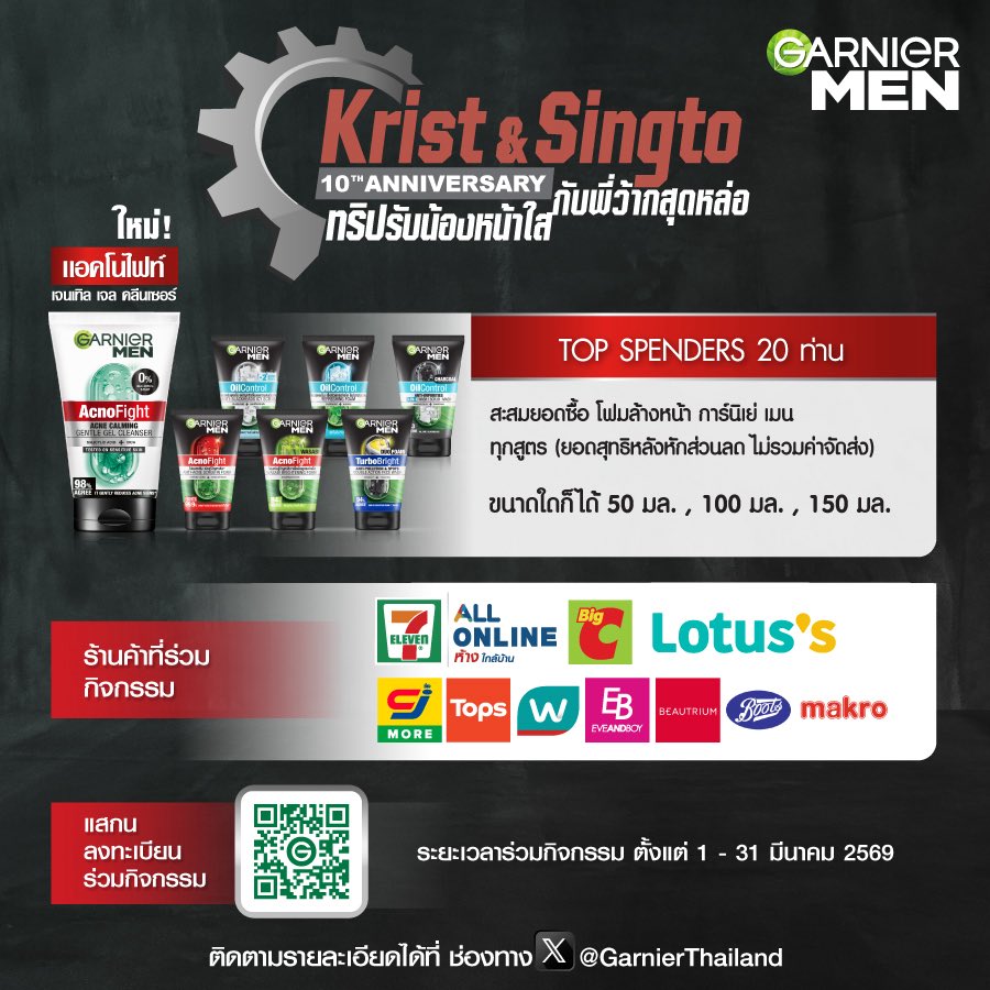 Radrad_kk's tweet photo. 📌ใครสนใจใบเสร็จ garnier ทักมาได้เลยนะคะรับทุกยอดจ้าา

#GarnierMenThailand 
#GarnierMenxKristSingto 
#SingtoPrachaya 
#KristPerawat 
#ทีมพีรญา 
#คริสสิงโต #สิงโตคริส 
#KristSingto https://t.co/7NLNGXGBip