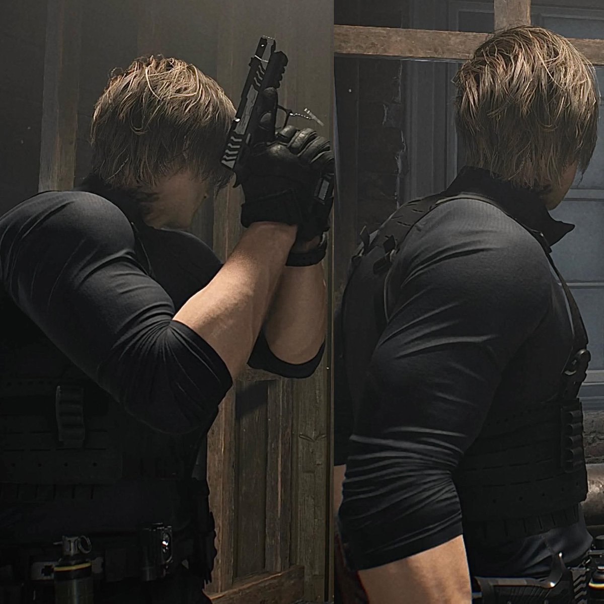 Paragas95Leon's tweet photo. What did they feed Leon's biceps 💪😋🔥

#REBHFun #バイオレクイエム #ResidentEvilRequiem #バイオ9 #RE9 https://t.co/KnzZ0hdeTD