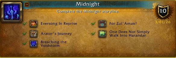 Done! I really did enjoy the story! #worldofwarcraft