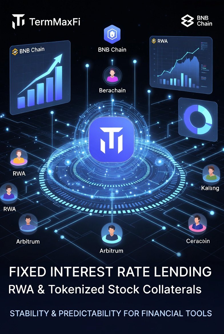 TermMaxFi 最新动态
核心数据更新
活跃钱包数 37500 个 环比增长 107%
增长由真实资金使用驱动 而非短期刷量
TVL 约 3500 万美元
固定利率借贷赛道前列
核心产品
固定利率借贷 锁定收益与成本 降低波动风险
一键杠杆 简化策略执行路径
无清算 Alpha 期权 优化杠杆风险结构 提升资金效率
近期重点动作