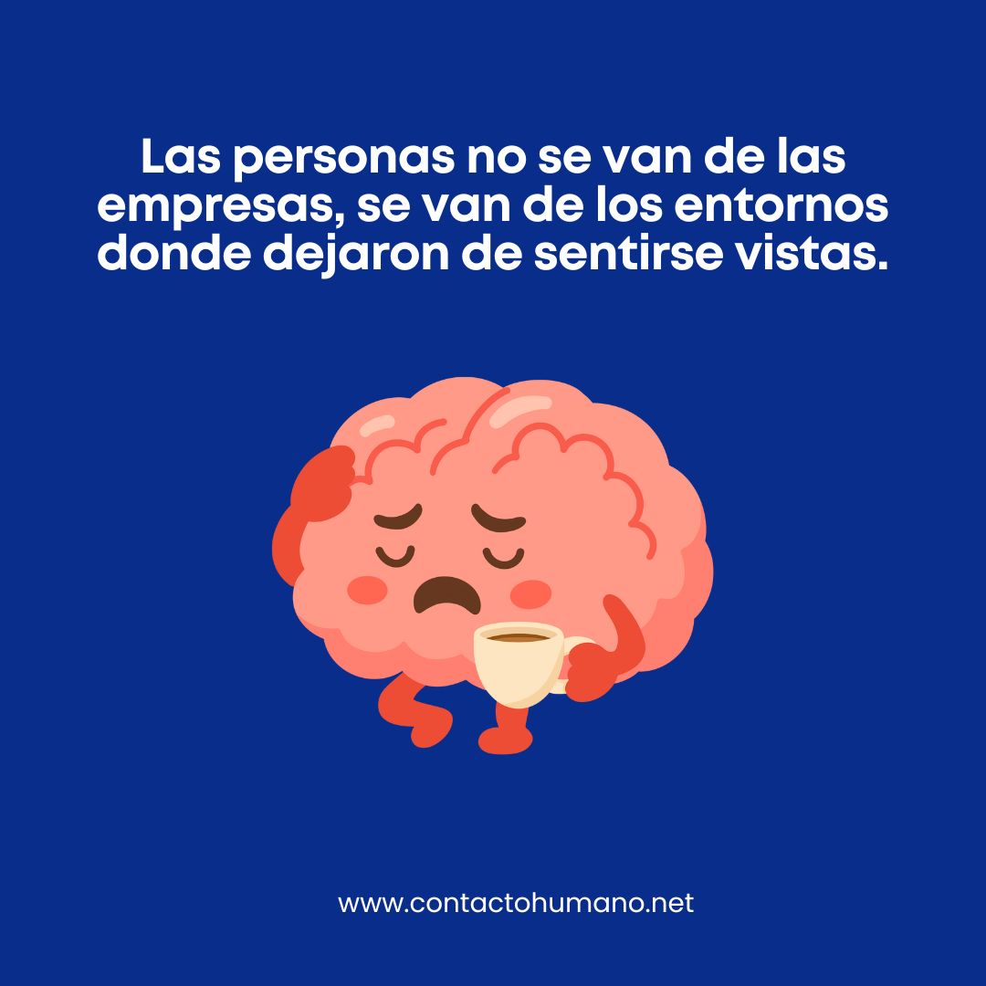 Las personas no renuncian a las empresas, renuncian a los entornos donde dejaron de sentirse vistas.

Escuchar, reconocer y cuidar el vínculo también es estrategia. 🧠💼

#RetenciónDeTalento