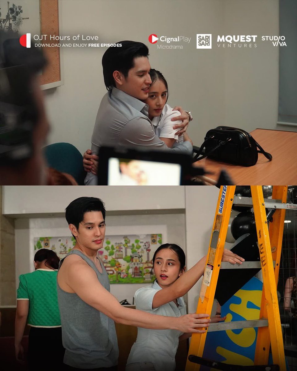 HyGabOFC's tweet photo. Monday na naman! Sinong inaabagan mo sa office? 

Abangan! “OJT Hours of Love” download the Cignal Play app and enjoy FREE episodes. 

Written by Jay Valle
Director by Easy Ferrer

#HyGab #OJTHoursOfLove 
#HyacinthCallado #GabLagman https://t.co/eVl6WSUFls