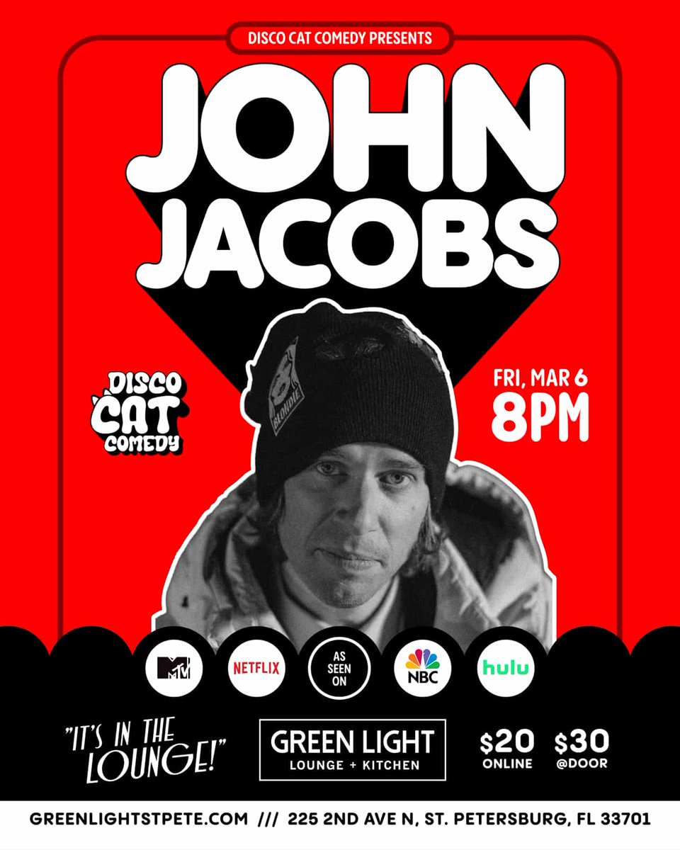MaybachDiamonds's tweet photo. Come see me headlining in St Pete, Florida! This Friday, March 6 at 8!

https://t.co/oTS3LBKTWV https://t.co/Iom2qRm5Oy