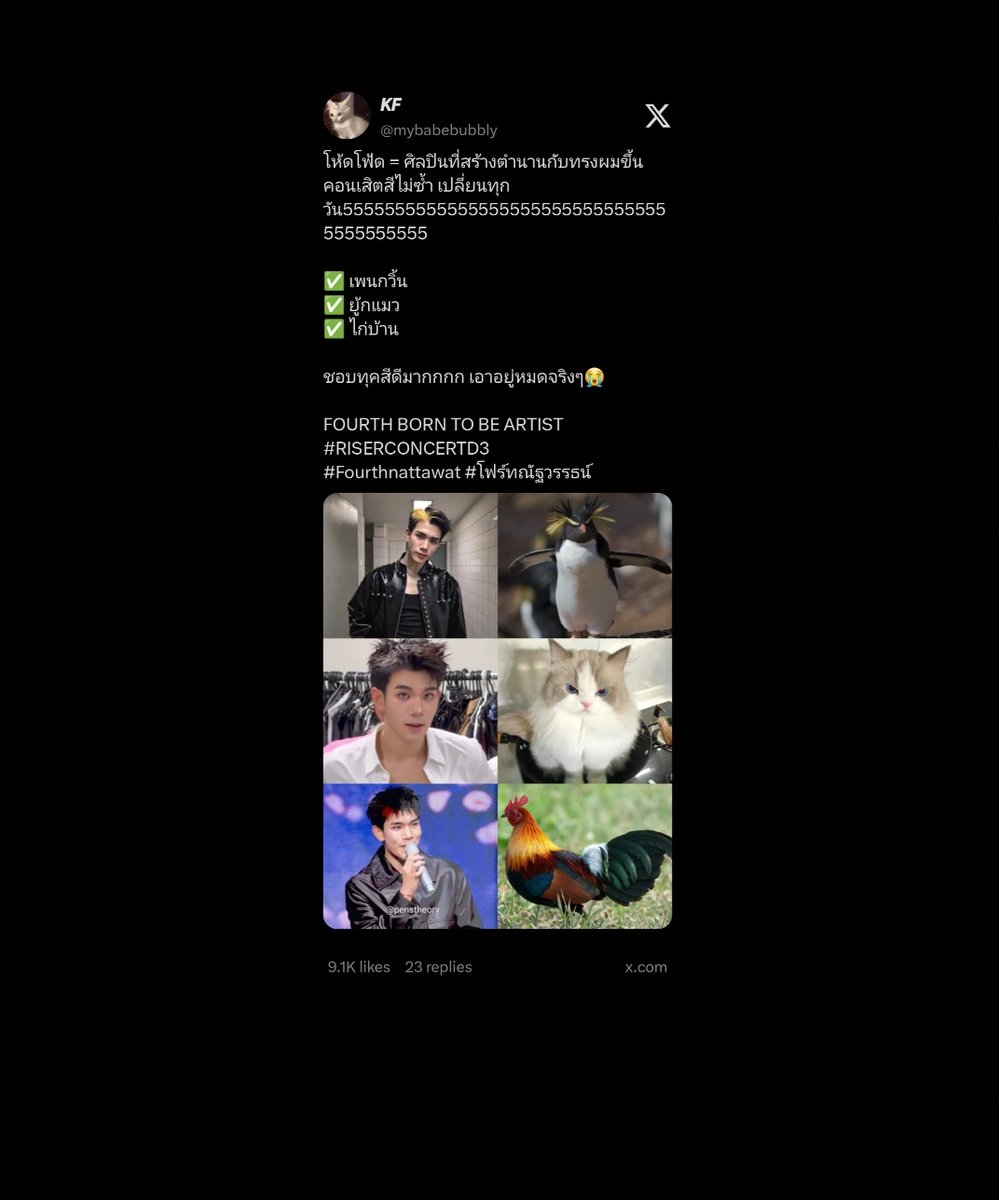 ขอบคุณที่มิ้ว ลากมาแขวน แต่เอารูปที่ทำเองกับมือไปใช้ เข้าตาคุณ ขอบคุณค่ะ🫶🏻🫶🏻🫶🏻🫶🏻🫶🏻🫶🏻🫶🏻🫶🏻