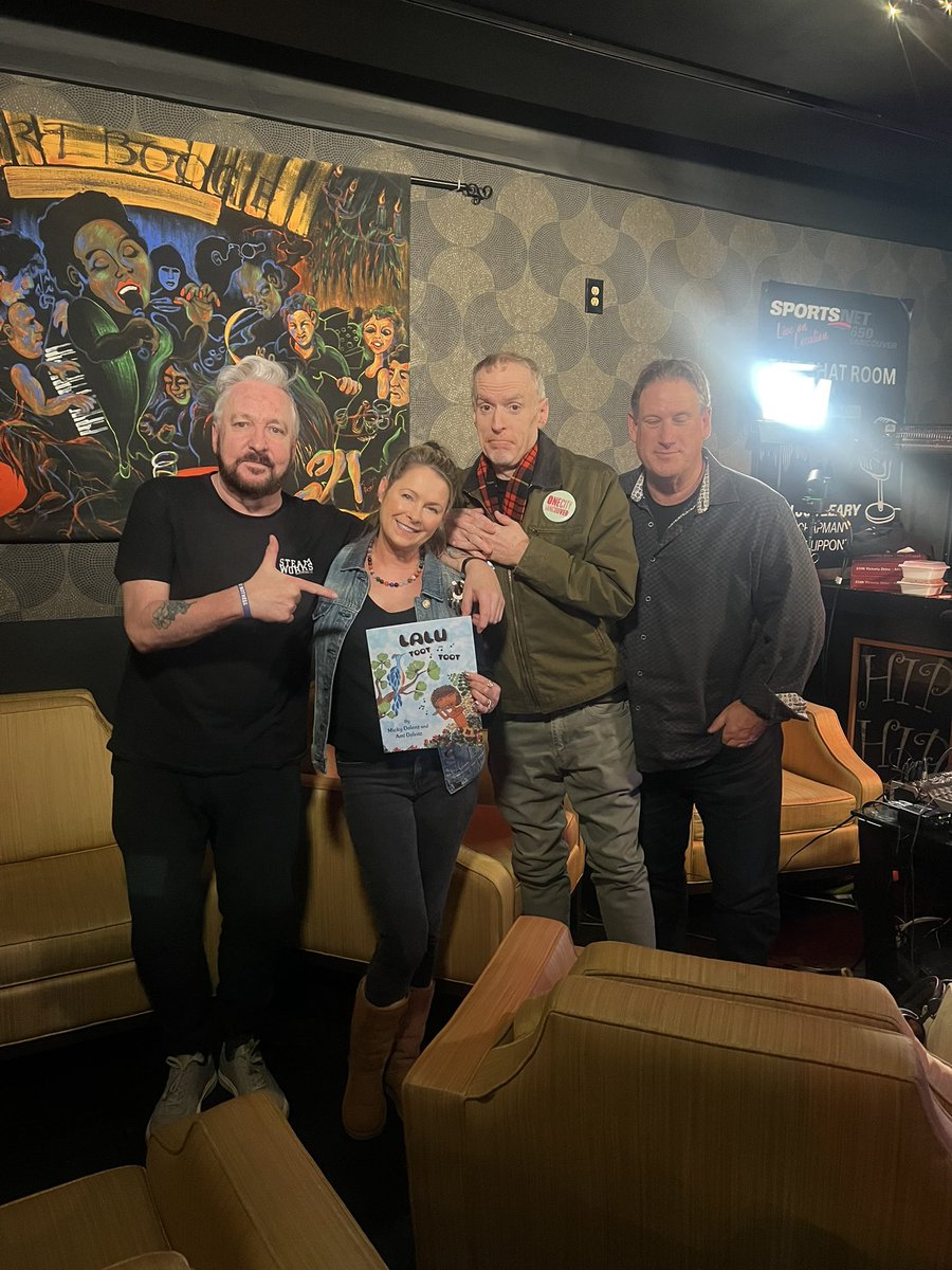 TheAaronChapman's tweet photo. Coming up 9pm PST on @Sportsnet650 it’s the latest Chat Room at Tyrant Studios. Guests @alekspaun @Komaniecki_R. @amidolenz and Dr. Sport himself! 
Plus we end with a toast to the late great Jim Robson from his Chat Room appearance last year.
From High above the @ThePenthouse604 https://t.co/D0XEaDwFiK