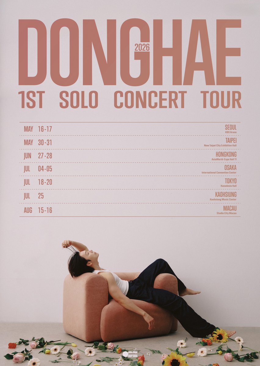 『2026 DONGHAE 1ST SOLO CONCERT TOUR IN JAPAN』
✨🌷開催決定🌷✨

OSAKA
📍グランキューブ大阪
🗓2026.7.4(土) 7.5(日)

TOKYO
📍Kanadevia Hall
🗓2026.7.18(土) 7.19(日) 7.20(月祝)

詳細は後日発表いたしますので今しばらくお待ちください。
▶️ superjunior-dne.jp/contents/10507…

#동해 #DONGHAE