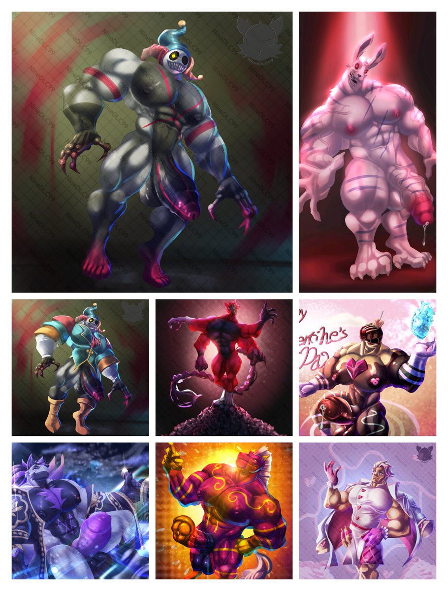 Some recently arts, i have work to do, so i will not draw that much often.

#bara #furry #PoppyPlaytime #nsfw