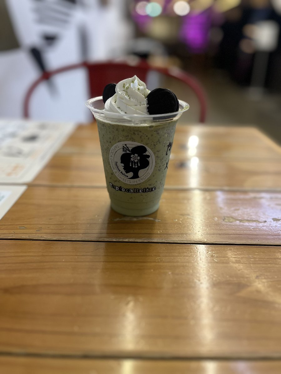 抹茶オレオシェイク🍵