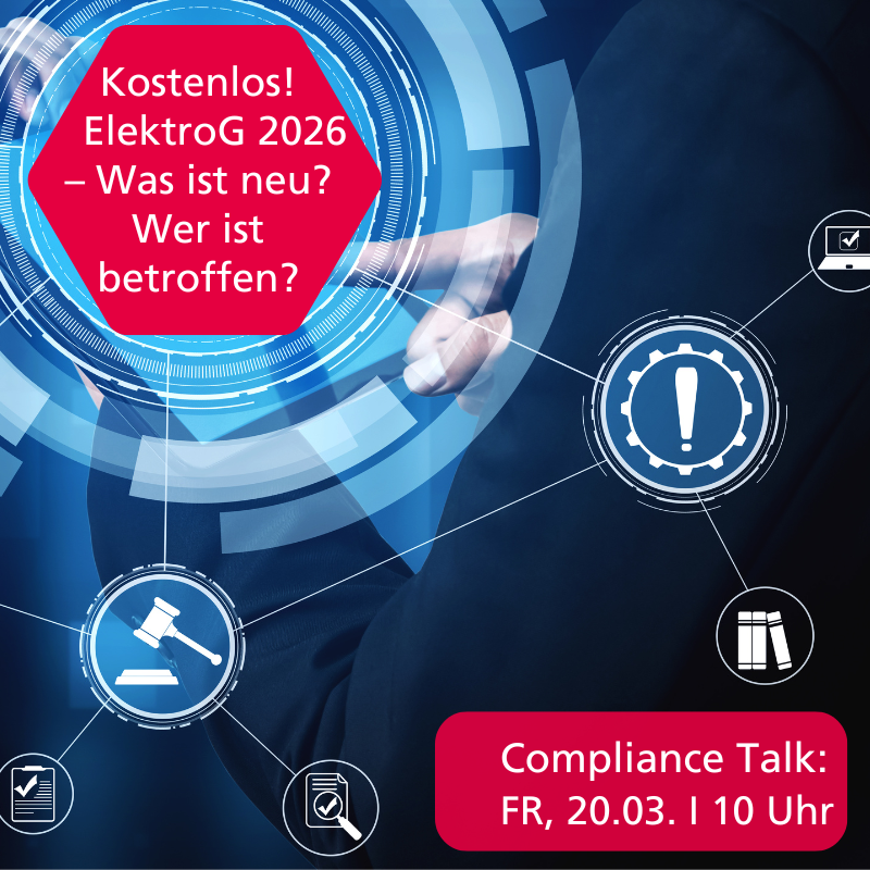 take_e_way's tweet photo. In unserem Compliance Talk zeigen wir Ihnen, wie Sie die neuen Rollen und Pflichten des ElektroG sowie die Anforderungen des WEEE rechtssicher erfüllen und Vertriebsszenarien optimal gestalten. Hier kostenlos anmelden: https://t.co/ejVTJYd5Lt https://t.co/Gbp0ukVXUm