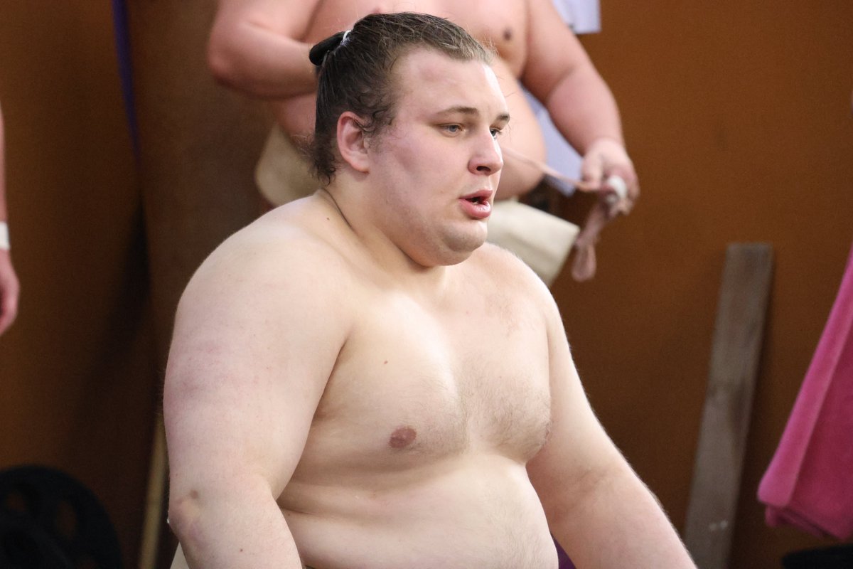 時津風一門連合稽古＞ 大関 安青錦 #sumo #相撲 #三月場所