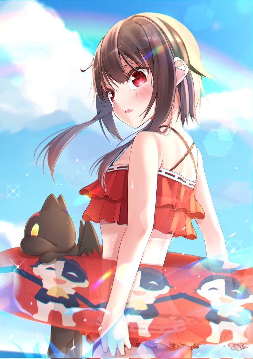 Fanart del día: verano ☀️🐈‍⬛🛟