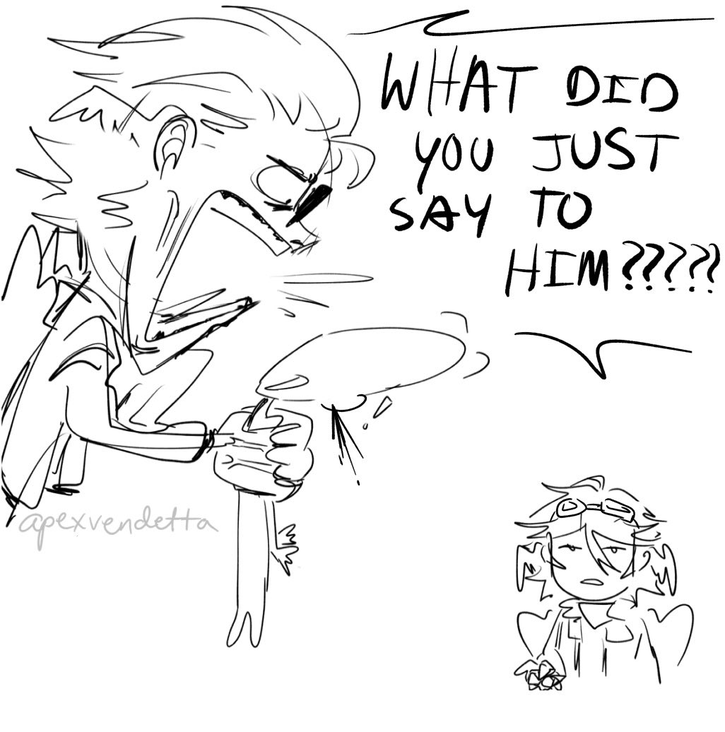 AVendetta_'s tweet photo. Best bodyguard ever

#theobaldthebirdfanart #unstableuniversefanart https://t.co/mGBlOgO45S